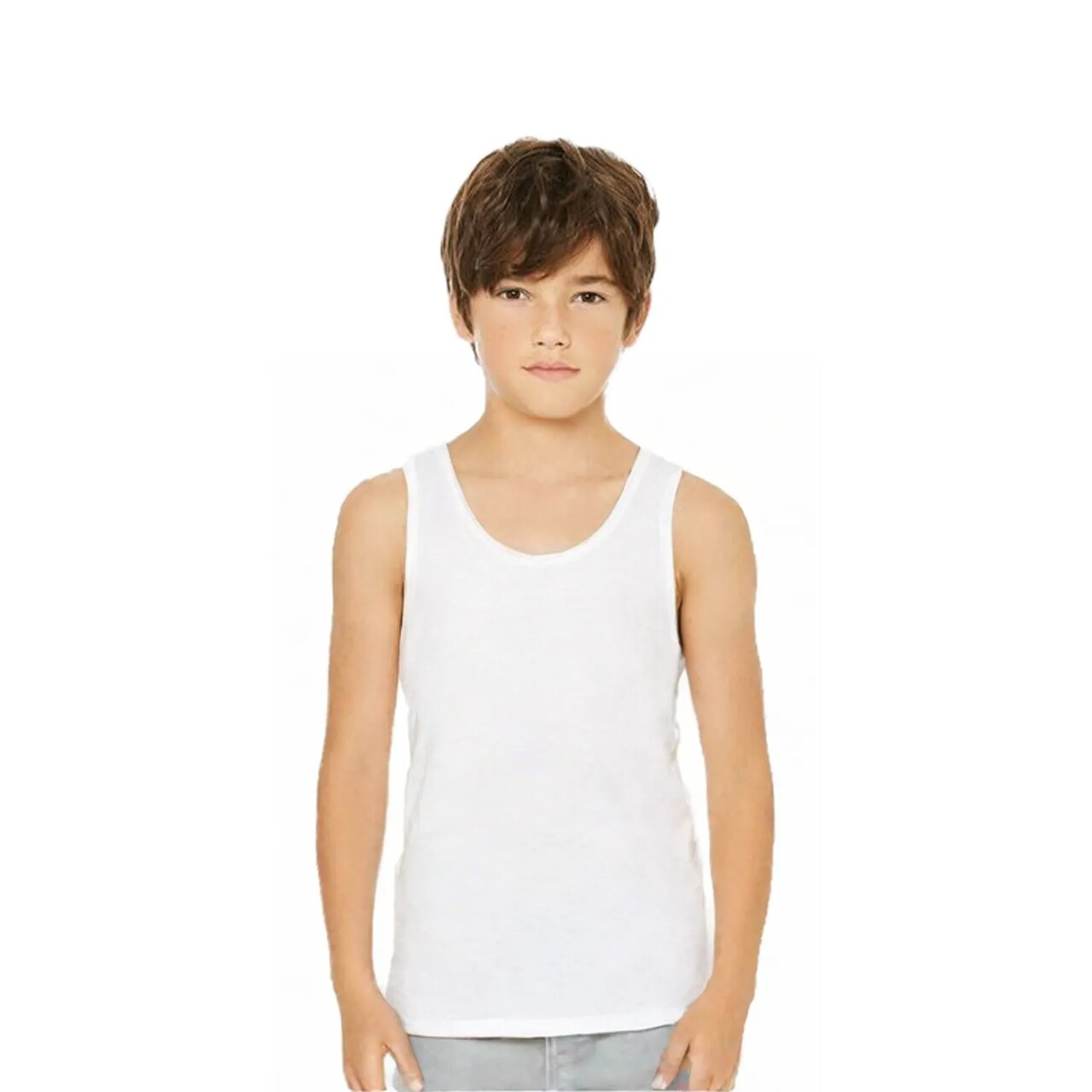 BELLA + CANVAS Unisex Jersey Tank Top Soft Sleeveless Cotton Tee for Summer Wear